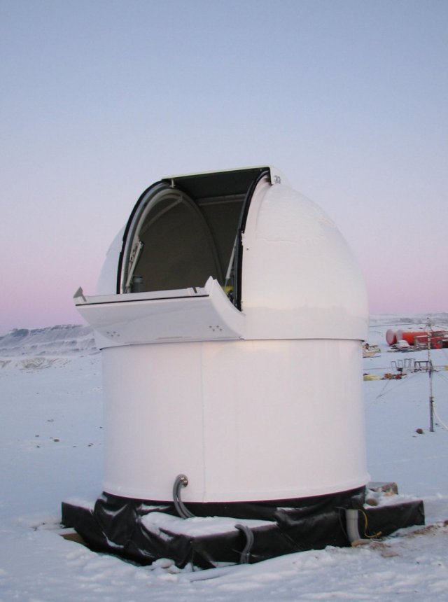 dome of the new star-photometer 
